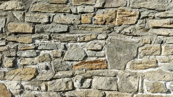 Річковий Камінь Цементна Стіна Типова Північної Італії Фотографія Високої Якості — стокове фото