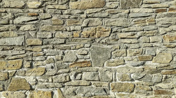 River Stone Cement Wall Typical Northern Italy High Quality Photo — Stock Photo, Image