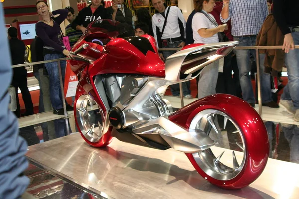 Mediolan Włochy 2021 Eicma Milano Bike Expo Przyszły Rower Wysokiej — Zdjęcie stockowe
