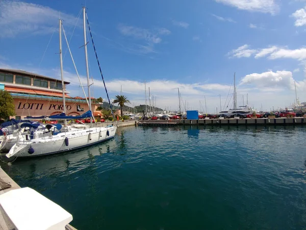 Hafen Von Palermo Italy Übersicht Bei Schönem Wetter Hochwertiges Foto — Stockfoto