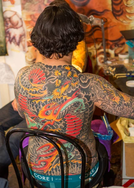 Мілан Італія 2014 Міланська Конвенція Татуювання Безкоштовна Подія Про Культуру — стокове фото