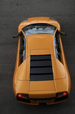 Modena, İtalya: 2023 06 03 JCM Japonya Otomobil Buluşması ücretsiz Japon araba rallisi Lamborghini Murcielago. Yüksek kalite fotoğraf