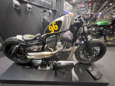 Verona, İtalya - 2023 MBE Verona Bisiklet Fuarı Bisiklet Fuarı ve Özel Araba Fuarı - özel bisiklet. Yüksek kalite fotoğraf