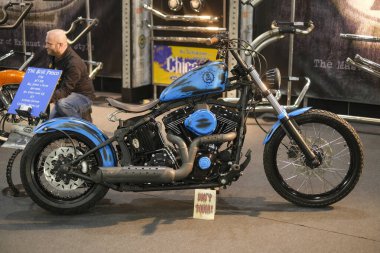 Verona, İtalya - 2023 MBE Verona Bisiklet Fuarı Bisiklet Fuarı ve Özel Araba Fuarı - özel bisiklet. Yüksek kalite fotoğraf