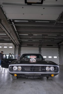 Modena, İtalya: 2023 06 03 JCM Japon Araba Karşılaşması ücretsiz Japon araba rallisi Challenger RT. Yüksek kalite fotoğraf