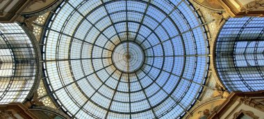 Milan cam kubbesi tavanı. Yüksek kalite fotoğraf