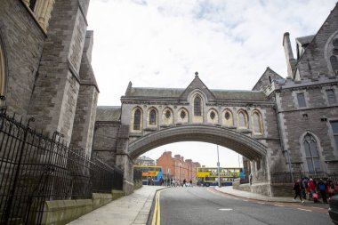 Dublin 'deki İsa Kilisesi Katedrali. Yüksek kalite fotoğraf