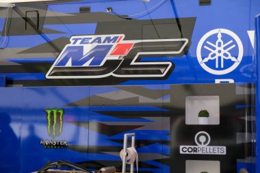 Trento, İtalya: MxGP Pietramurata ücretsiz uluslararası motokros Yamaha Junior Mjc Box etkinliği. Yüksek kalite fotoğraf