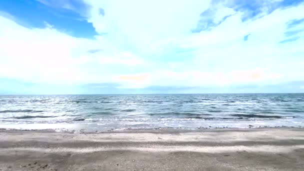 Středozemní Moře Jaře Pobřeží Romagna Cervii — Stock video
