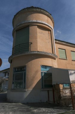 İtalya, Ferrara 'da Tresigallo' da, özel konutta. Yüksek kalite fotoğraf