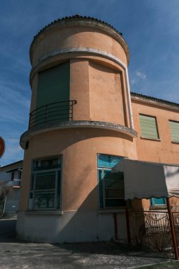 İtalya, Ferrara 'da Tresigallo' da, özel konutta. Yüksek kalite fotoğraf