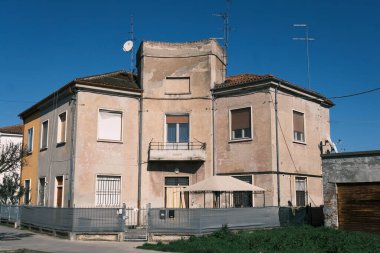 İtalya, Ferrara 'da Tresigallo' da, özel konutta. Yüksek kalite fotoğraf