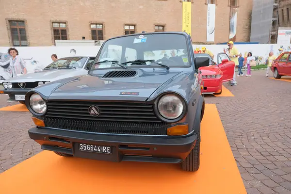 Stock image Carpi Modena, Italy : 10 17 2021 Free vintage car rally Autobianchi A112 Abarth. High quality photo