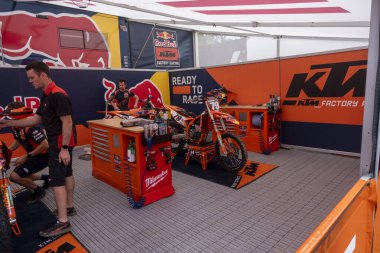 Trento , Italy : 04 2024 14 MxGP Pietramurata free event of international motocross Ktm. High quality photo clipart