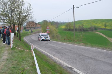 Reggio Emilia, Italy : 06 06 2019 Free Rally event with group B car Citroen C2. High quality photo clipart