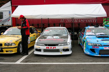 Parma, İtalya: 2018 10 08 Açık Serseri Nissan Sylvia. Yüksek kalite fotoğraf