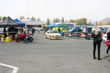 Parma, İtalya: 2018 10 08 Açık Serseri BMW arabası. Yüksek kalite fotoğraf