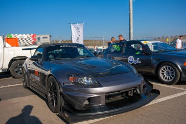 Cremona, İtalya: 11 01 01 2024 JCM Free Japon otomobil rallisi Honda S2000. Yüksek kalite fotoğraf