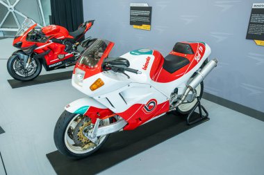 Milan, İtalya: 11 05 2024 Eicma International bisiklet ve motosiklet şovu Bimota Tesi. Yüksek kalite fotoğraf