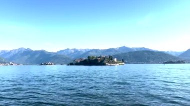 Isoa Madre 'den Maggiore Gölü Panoraması. Yüksek kalite 4k görüntü