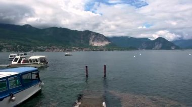 Isoa Madre 'den Maggiore Gölü Panoraması. Yüksek kalite 4k görüntü