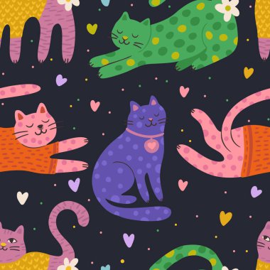 Tuhaf Kedi Sevimli Evcil Hayvan Kusursuz Sevgi Yürekli Sihirli Vatandaş Garip Hayali Hayvanlar Duvar Kağıdı