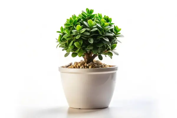 stock image Cute indoor plant isolated on white background