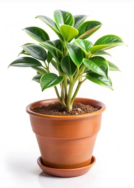 stock image Cute indoor plant isolated on white background