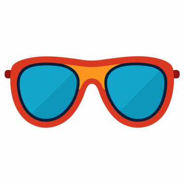 Sunglass vector on white background