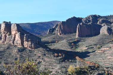 Rioja 'daki antik kaya.