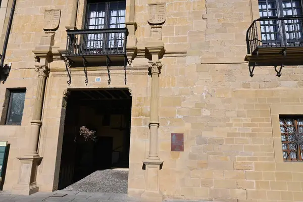 stock image door of the house of the city