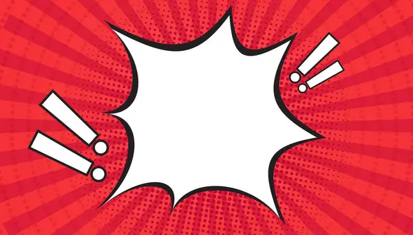 Çizgi film geçmişi, Pop Art Red çizgi roman karikatürü. nokta desenli yarım ton soyut arkaplan. Vektör yarım ton çizimi. Komik süper kahraman metni, konuşma balonu, mesaj için klasik arkaplan.