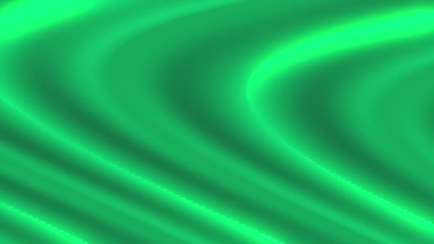 Abstract Green Flow Gradient Background Liquid Marble Art Texture Lines — Stock Video