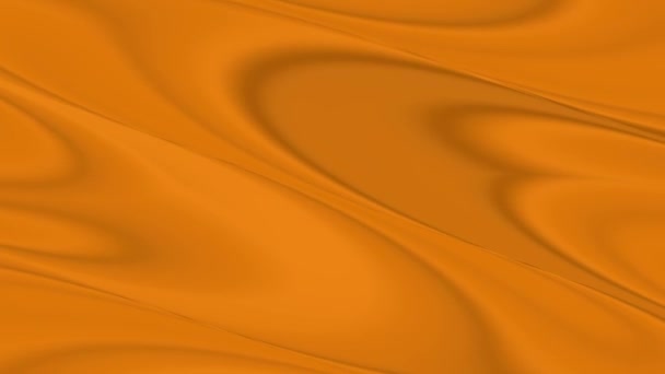 Abstraktní Oranžový Průtok Gradient Pozadí Tekuté Mramorové Výtvarné Textury Liniemi — Stock video