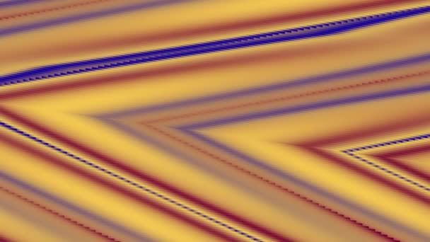 Abstraktní Žlutý Průtok Gradient Pozadí Tekuté Mramorové Výtvarné Textury Liniemi — Stock video