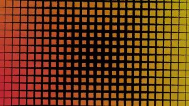 soyut yarım ton gradyan noktalar siyah ve turuncu retro pop art polkadot hareketli video arkaplanı