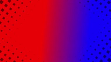 soyut yarım ton gradyan noktalar kırmızı ve mor retro pop art polkadot çizgi film hareketli yuvarlak video arkaplanı