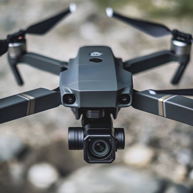 Kamera, ürün çekimi, ürün fotoğrafçılığı, üretken yapay zekaya sahip DJI Mavic uçağı.
