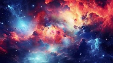 Gizemlerini açıklarken büyüleyici galaksiye tanık olun. Büyüleyici bir ışık ve renk dansı ile çiçek açıyor. Yüksek kalite 4k görüntü