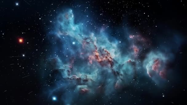 Hiper Salto Espaço Para Centro Galáxia Imagens Alta Qualidade — Vídeo de Stock