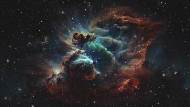 Una Gran Nebulosa Espacio Profundo Imágenes Alta Calidad — Vídeos de Stock