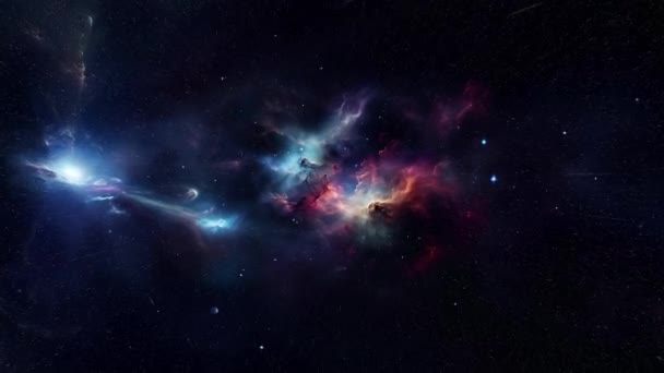 Όμορφα Τοπία Του Διαστήματος Άγνωστο Σύμπαν Υψηλής Ποιότητας Πλάνα — Αρχείο Βίντεο