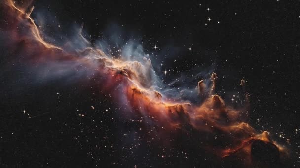 Una Straordinaria Nebulosa Che Formata Dopo Esplosione Supernova Filmati Alta — Video Stock