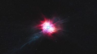 Galaksiyi oluşturan süpernova. Yüksek kalite 4k görüntü