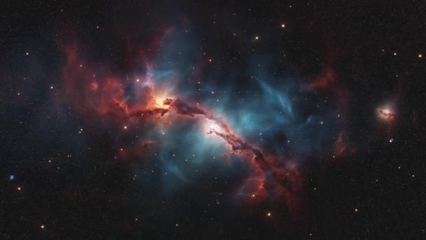Nébuleuses Galaxies Dans Espace Images Haute Qualité — Video