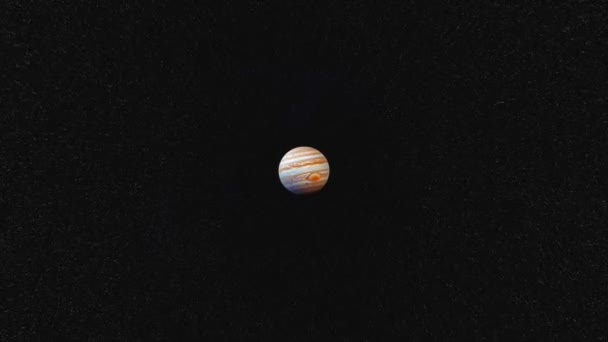 Jupiter Ruimte Hoge Kwaliteit Beeldmateriaal — Stockvideo