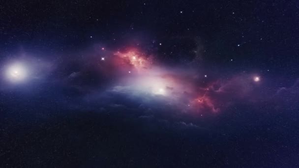 Galaksilerin Gezegenleri Var Yüksek Kalite Görüntü — Stok video