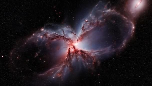 Nuevo Sistema Cósmico Formado Por Una Supernova Imágenes Alta Calidad — Vídeo de stock
