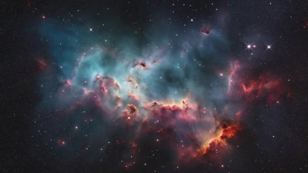 Explora Las Profundidades Del Espacio Mientras Viajas Hacia Núcleo Galaxias — Vídeos de Stock
