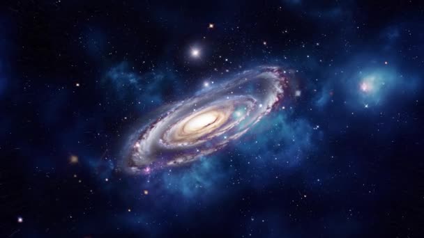 우주의 중합하는 은하의 중심을 말입니다 고품질 — 비디오